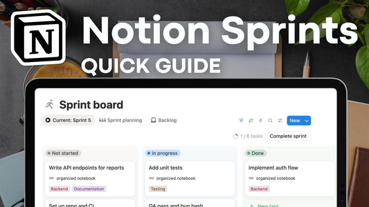 How to Use Notion’s Built‑In Sprints: Setup, Workflow, and Key Limitations