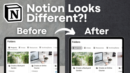Notion's New UI Design Update?! | What's changed, tips, and more (June 2025)