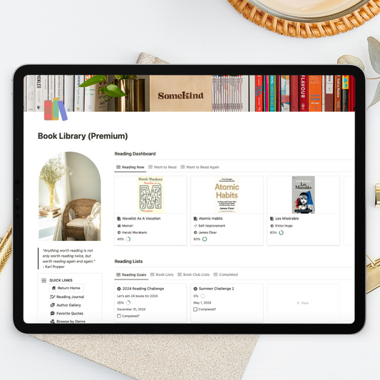 Book Library Notion Template