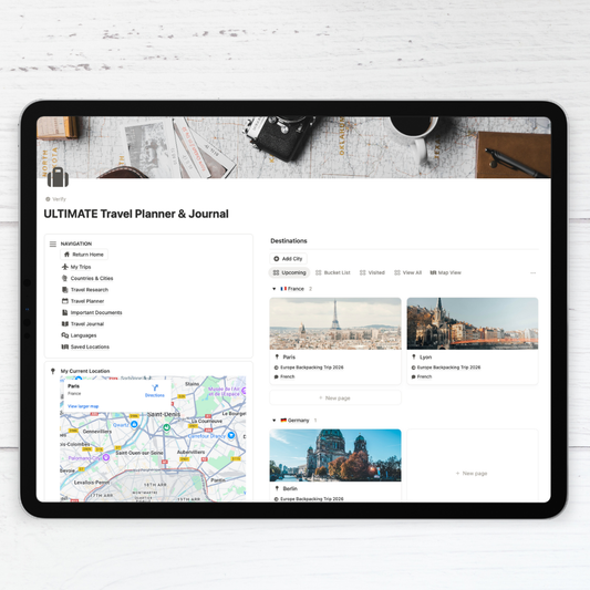 ULTIMATE Travel Journal & Planner (Premium)
