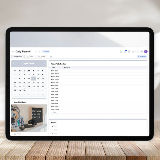 Daily Planner xTiles Template