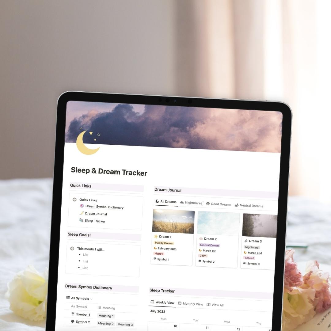 Sleep & Dream Tracker Notion Template