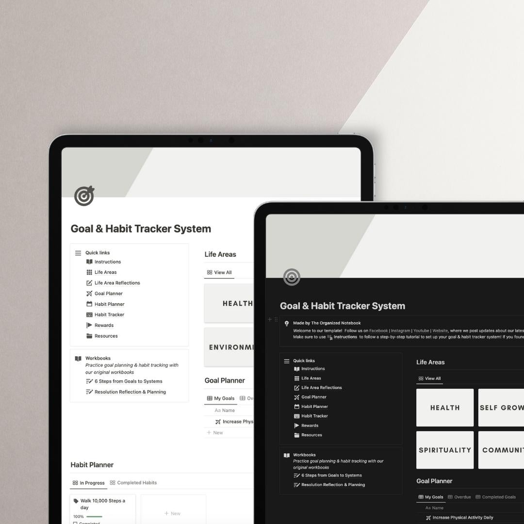 Goal & Habit Tracker System