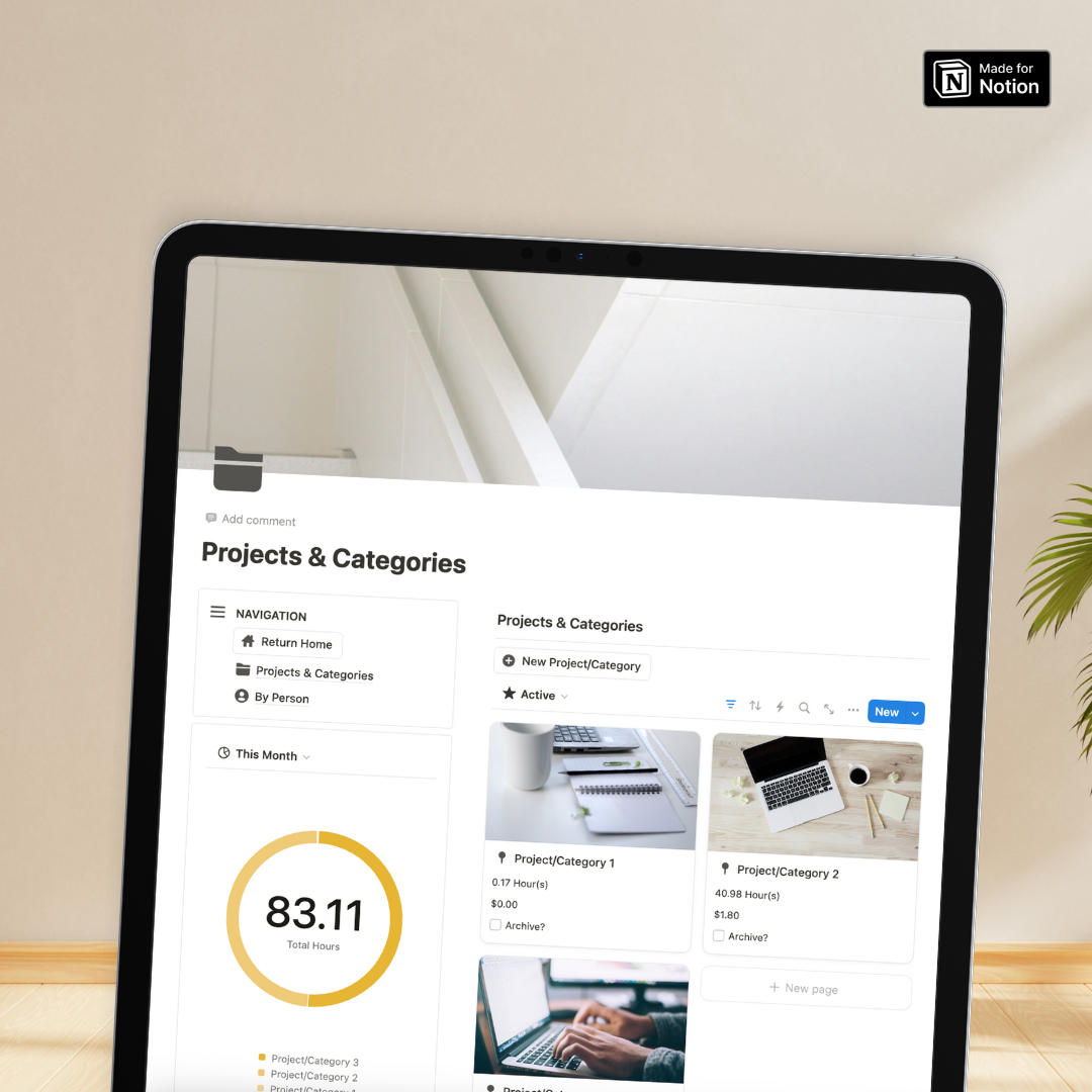Timesheet Notion Template