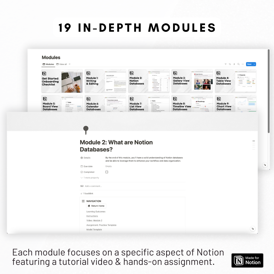 Notion Mastery Course: Learn by Building
