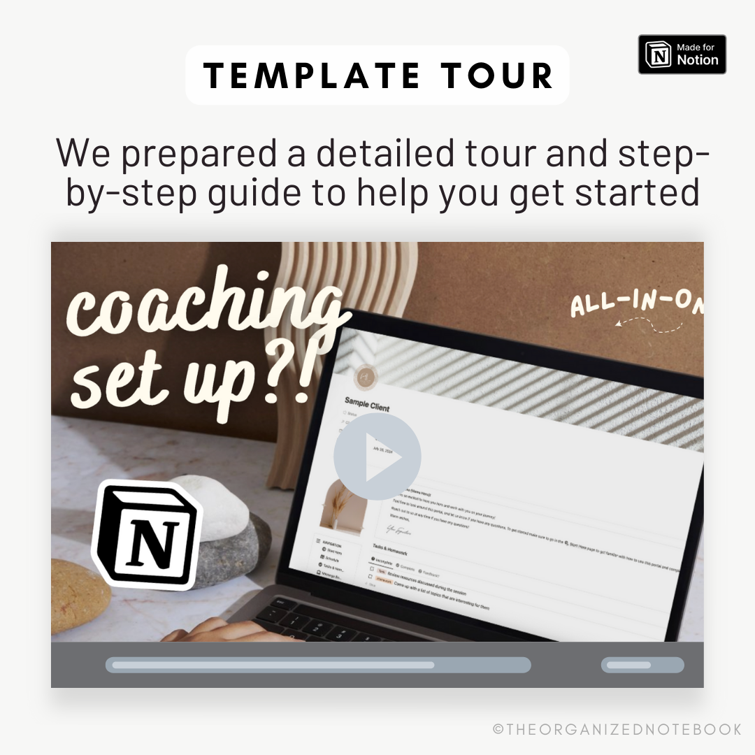 Ultimate Coaching Workspace & Client Portal Notion Template