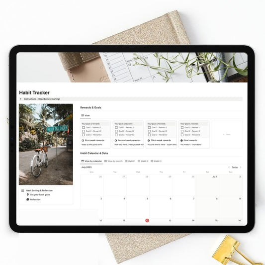 habit tracker notion template