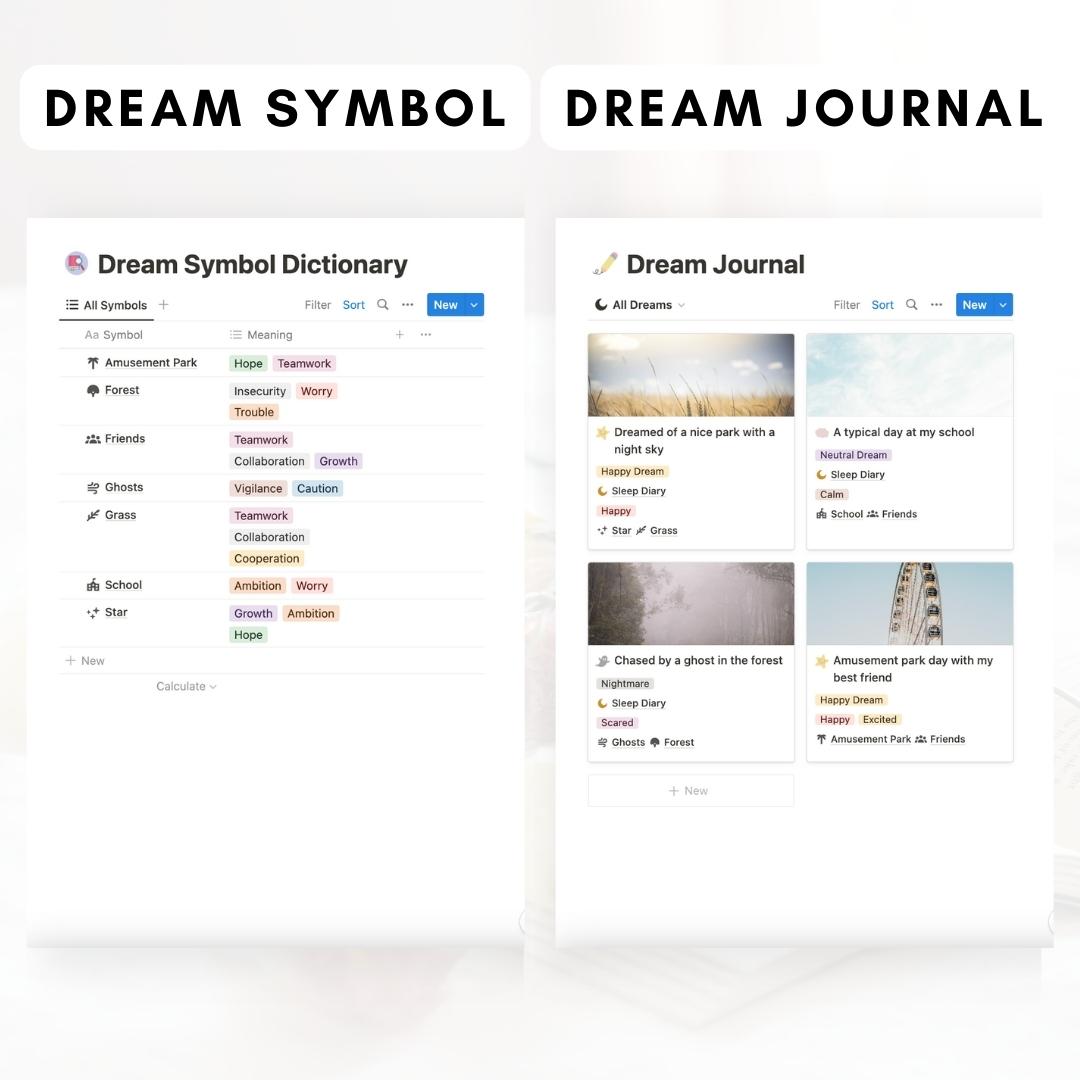 Notion dream and sleep tracker