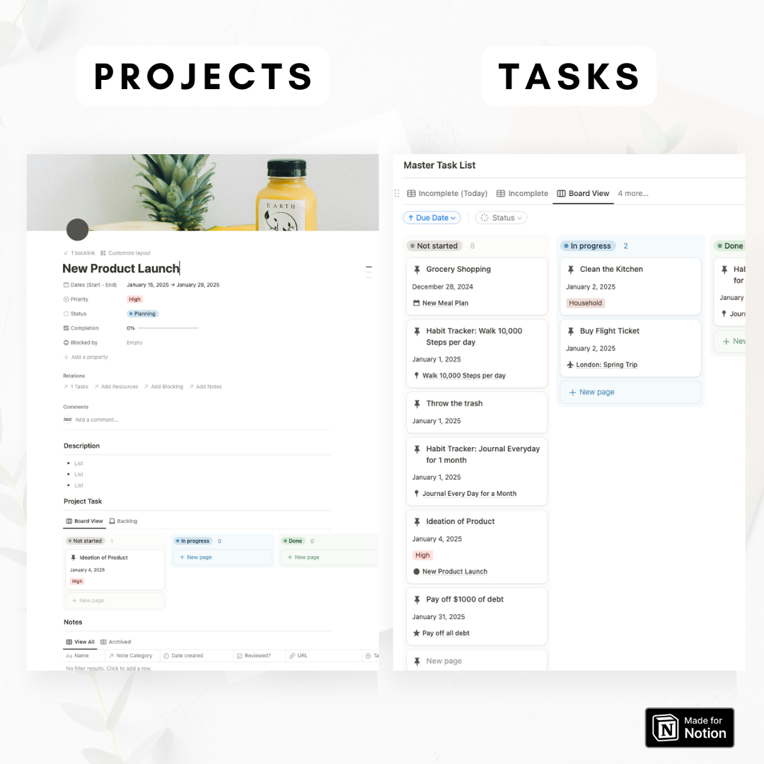 ULTIMATE Life Planner Notion Template