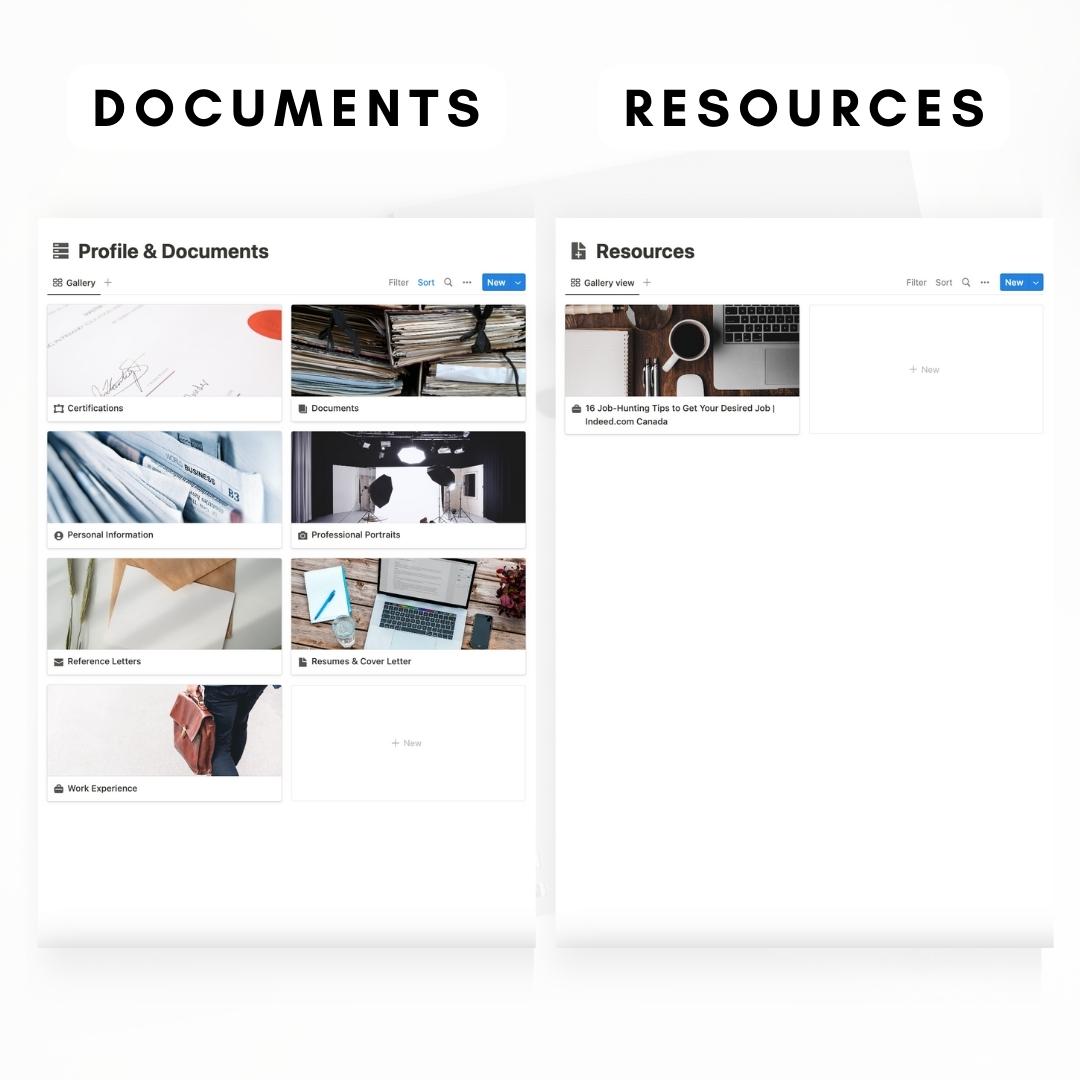 Job Hunt Tracker Notion