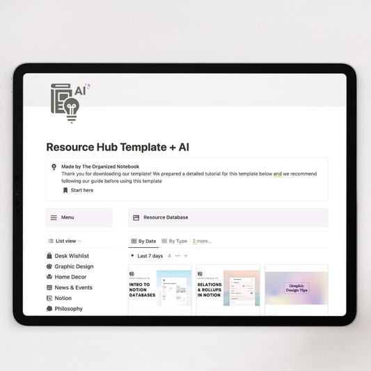 resource hub + AI