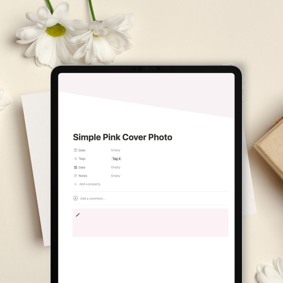 notion color cover photo set