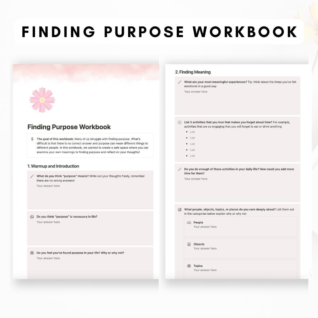 Mental Health Guided Workbooks