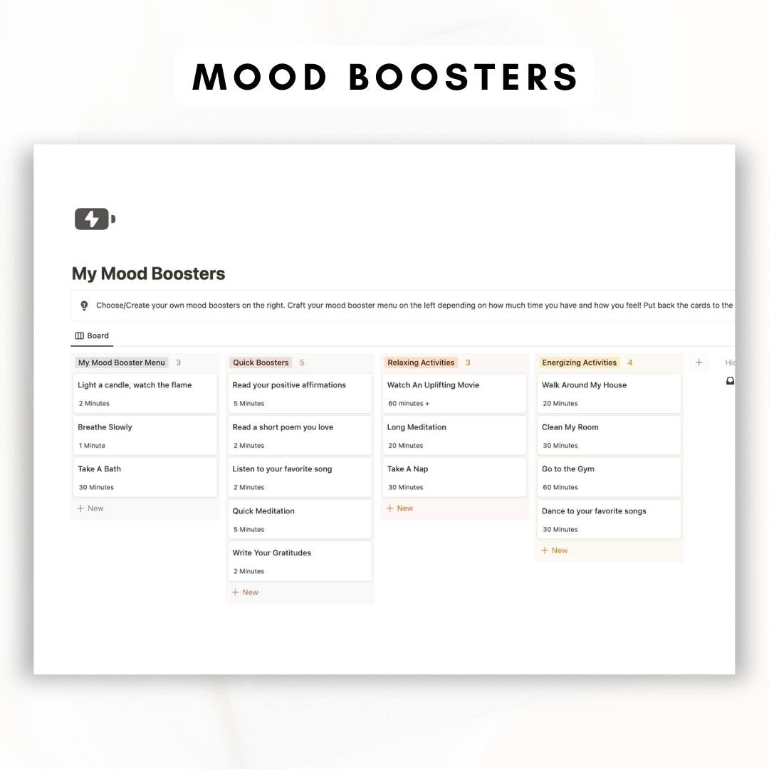 Mood Tracker and Journal Notion Template