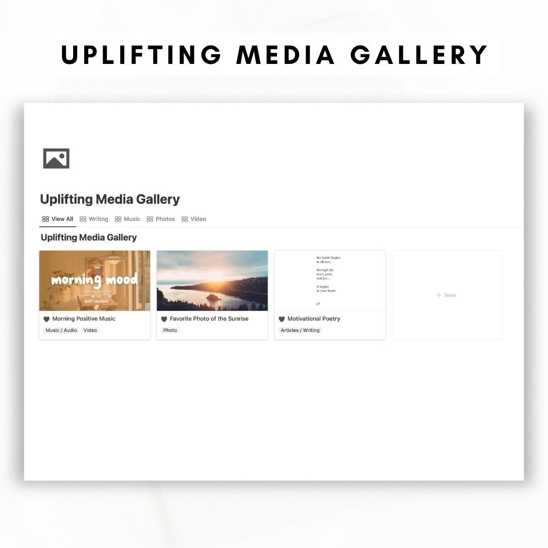 Mood Tracker and Journal Notion Template