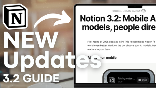 NEW Notion Update 3.2! All Latest Features, AI, Calendar, & Mail