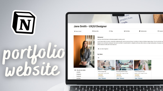 How to  Build Your Portfolio Website with Notion?  | No-code & Free (+ 10 best tips)