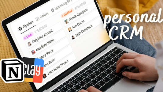 Can this be the BEST tool to manage your CRM & contacts? | Notion & Clay