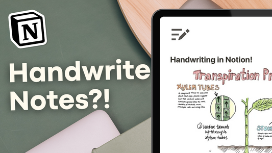 How to handwrite notes in Notion?! | Best options for iPad, tablets, and Apple pencil