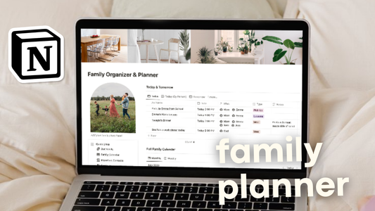 BEST Family Planning Notion Template? | All-in-One Template Tour