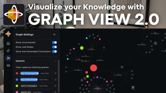 Visualize Your Knowledge Base with Recall AI! | Graph View 2.0 Review & Tutorial
