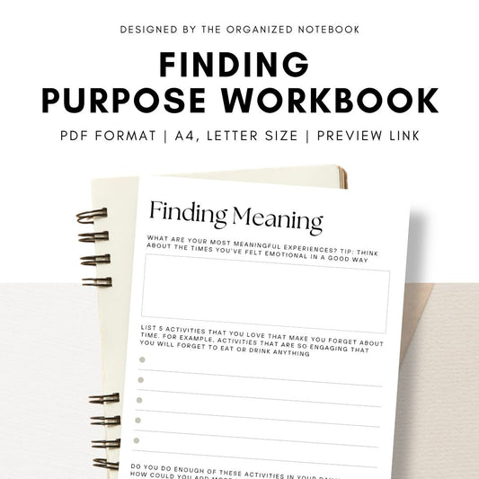 finding purpose workbook