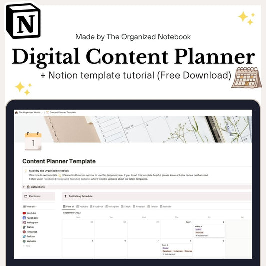 Content Planner Notion Template