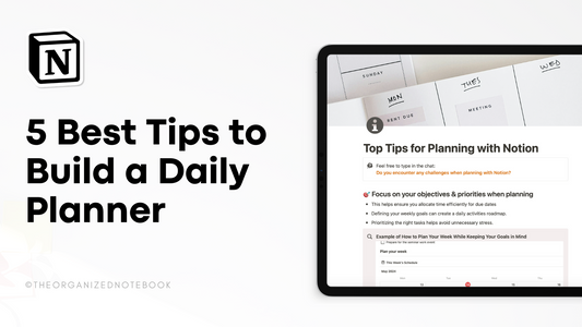 How to Build a Daily Planner with Notion? | Easy Scheduling & Better Productivity