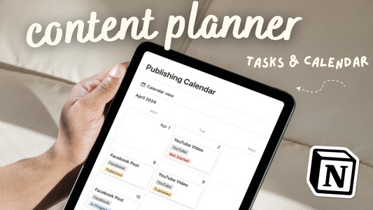 How to Create an Easy Content Planner using Notion?