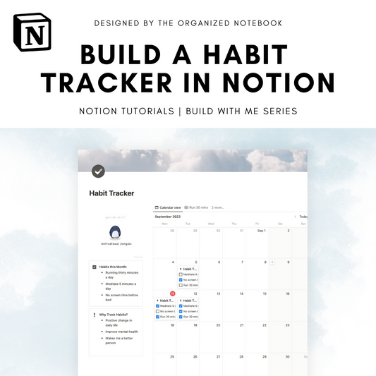 build a habit tracker in notion