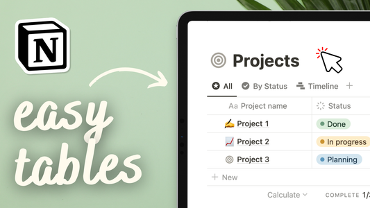 How to Create Tables in Notion | Step-by-Step Full Guide (2024)