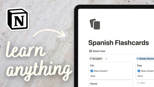 How to Create Flashcards in Notion: Easy & Quick Guide (2024)