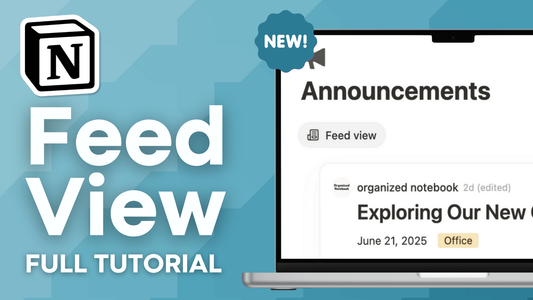 Notion's NEW Feed View Database | Use Cases & Full Tutorial