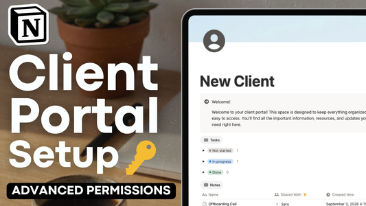 How to Build a Secure Notion Client Portal with Page-Level Permissions