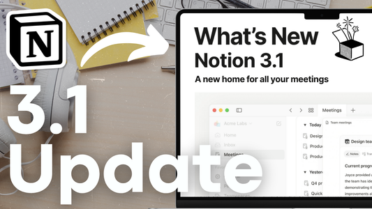 Notion 3.1 Update | Latest Features for Notion AI, Calendar, & More!