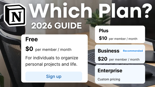 Notion Pricing Explained (2026 Full Guide) | Free vs. Plus vs. Business vs. Enterprise