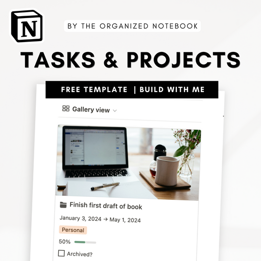 tasks and project manager with notion