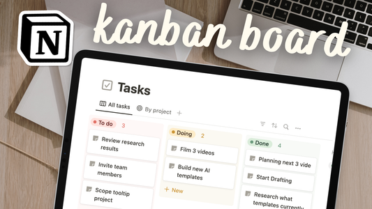 Easy Kanban Board for your tasks in Notion | Step-by-Step Guide 