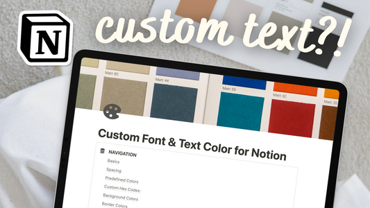 Revamp Notion with Custom Font and Text Color | Easy KaTex & Equation Guide