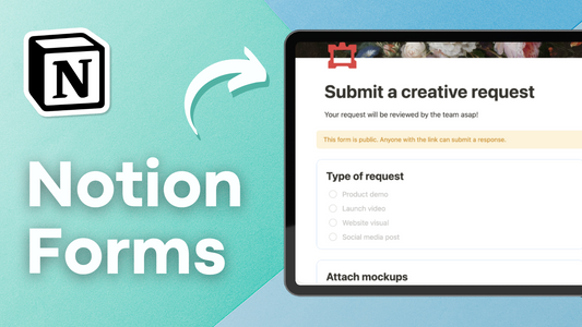 Create Stunning Forms with Notion?! | Full Guide & Tutorial