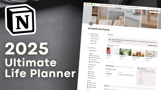 Boost Efficiency & Organize Your Life with Notion | 2025 Life Planner Template Tour