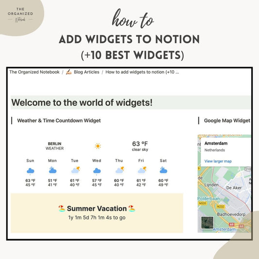 Notion Widgets