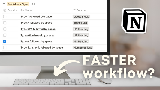 10 Notion Tips to Speed Up Your Workflow (+ Free Keyboard Shortcut Guide)