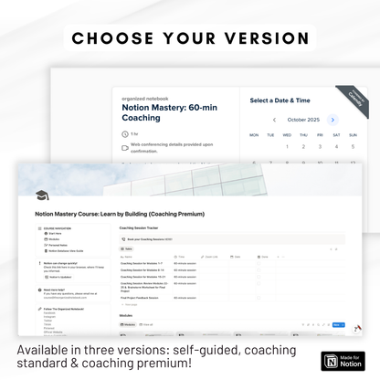 Notion Mastery Course: Learn by Building