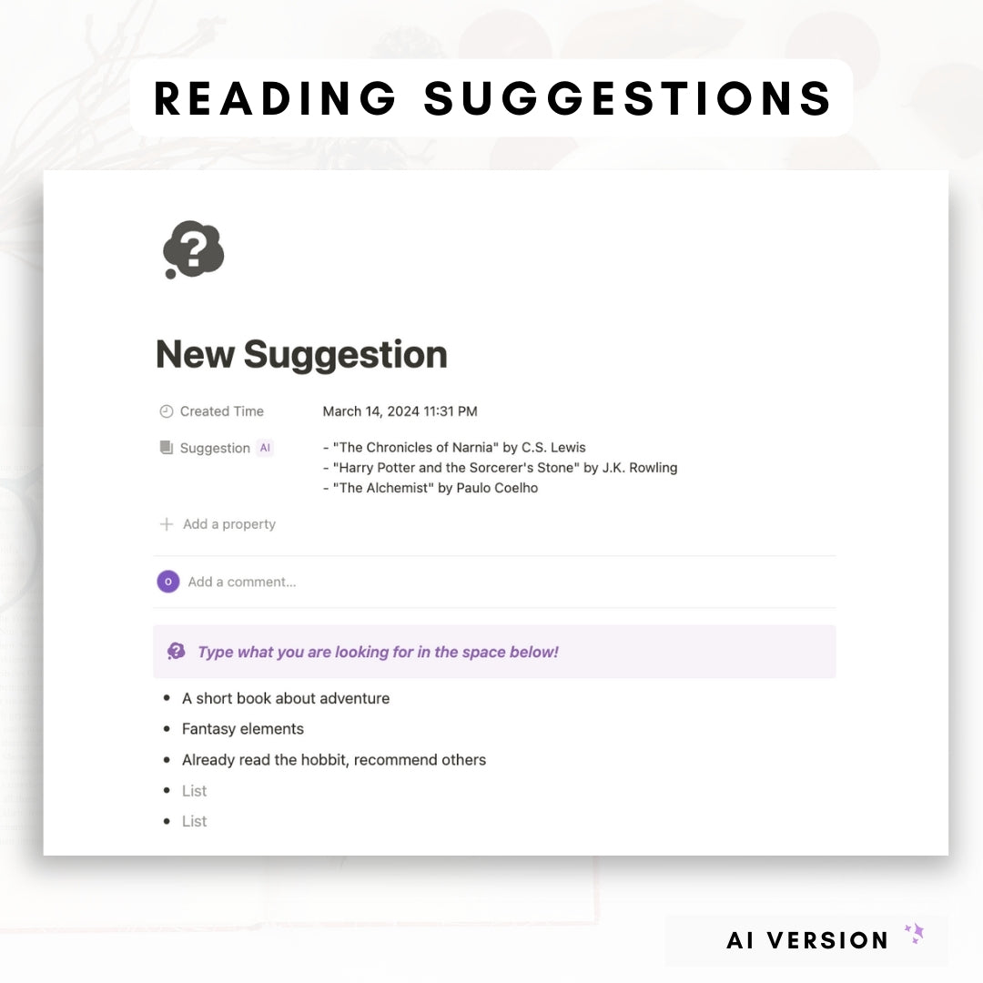AI reading journal and book tracker