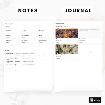 ULTIMATE Life Planner Notion Template