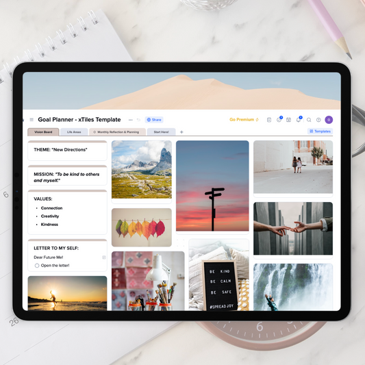 Goal Planner xTiles Template
