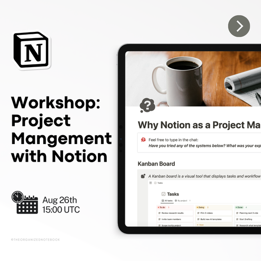 Notion Masterclass: Build a Project Manager with Notion | Step-by-step Guide