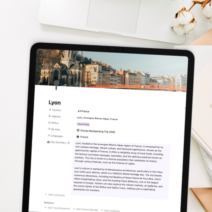 ULTIMATE Travel Journal & Planner (Premium + AI) Notion Template