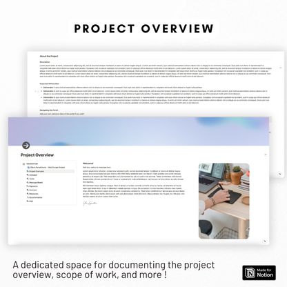 Project Client Portal Notion Template